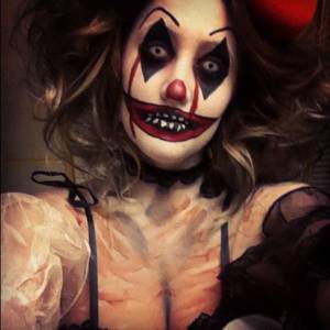 Evil Scary Clown Porn - Clown Makeup!