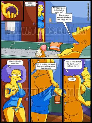 Bart Simpson Aunt Sex - The Simpsons - Bath With My Aunts (Croc) - Â» Porn Comics Galleries