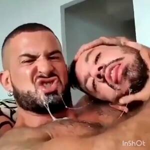 Gay Porn Stars Cum Eat - Muscle Pornstar: Eating and spitting Cum - ThisVid.com
