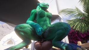Japanese Reptile Porn - Yiff Lizard Enjoys Human Cock | Furry/Yiff 3D POV Hentai - Pornhub.com