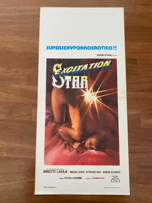 hard sex posters - 79S LOCANDINA,Poster,EXCITATION STAR BRIGITTE LAHAJE ROHMM, EROTIC SEX HARD  PORN | eBay