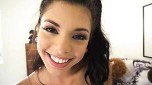 hot latina loves hard fuck in ass - Real teen latina Gina Valentina takes huge cock in her hairy pussy