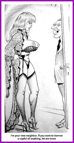 bdsm hair pulling cartoon drawing - Bill Ward | The Bondage Archive. Adult CartoonsSexy ...