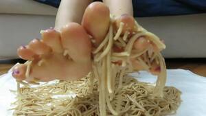 Food On Feet Porn - Spaghetti feet - Free Porn Videos - YouPorn