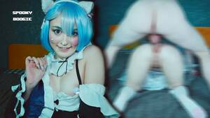 Anime Cat Girl Anal Porn - Cat Girl Rem Seduced Subaru to Fuck her Tight Holes - Anal Cosplay re zero  Spooky Boogie - Pornhub.com