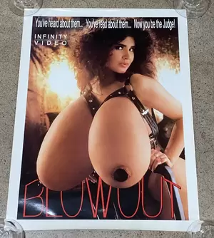 90s Porn Posters - Vtg 80s 90s XXX Video Porn Star Movie Picture POSTER BIG Breasts Topless  Blowout | eBay