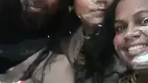 girls birthday party - Mallu Boyfriend Birthday Party With 2 Girls 2 indian sex video