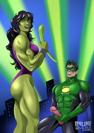 Green Lantern Porn Comics - She Hulk - Green Lantern - Green Meeting Page 1 - Free Porn Comics