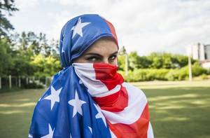 American Hijab Porn - Image result for american flag hijab