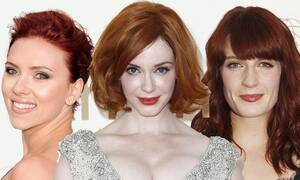 natural redhead nude beach - As Christina Hendricks admits to faking it, a genuine ginger nut hails the  rise of the celebrity scarlet lady | Daily Mail Online