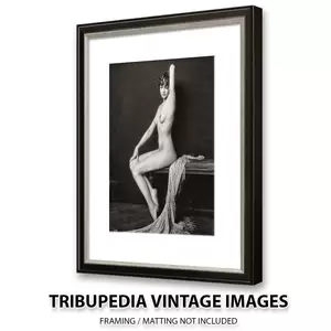 1920s vintage nude black - Vintage 1920s Photo - Beautiful Nude Model Seated - Flapper Ziegfeld Girl  Print | eBay