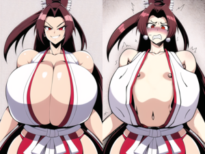 hentai mai shiranui big boobs - Hentai Busty â€“ big breasts embarrassed ghost-malone king of fighters mai  shiranui surprised â€“ Hentai Busty