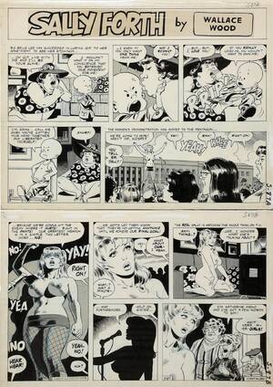 hot cartoon porn sally forth - Wally Wood - Sally Forth page 87, in craig macmillan's 55 Panel Pages -  NSFW Comic Art Gallery Room
