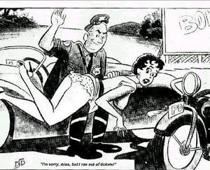 cartoon spanking movies - ... policemen spanked illegal parkers, ...