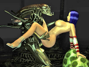Aliens Having Sex - 3D busty girl having sex with scary aliens from outer space at  3dEvilMonsters