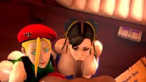 Big Tit 3d Blowjob - Chun-Li - BBC; oral sex; double blowjob; minet; facefuck; deepthroat; big  boobs; 3D sex porno hentai; [Street Fighter] watch online or download