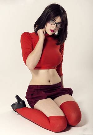 non nude anal sex - Cosplayer Dinkley Doo Eve Beauregard doing yet another sexy Velma / Scooby  Doo outfit