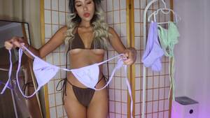 naked bikini asian - ðŸ”¥HOTðŸ”¥ NEW BIKINIS TRY ON âŽ® Asian Girl try on Haul - Pornhub.com