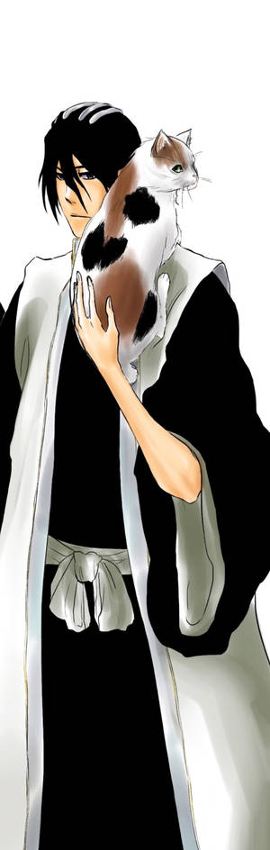 Bleach Byakuya Porn - Byakuya and a cat