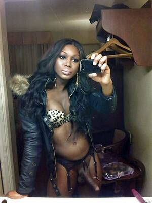 black tranny selfies - Another black shemale selfie : r/transporn