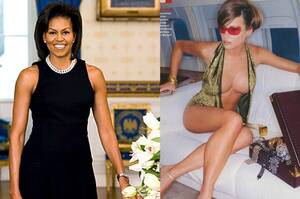 Michelle Obama Naked Porn - Michelle Obama and Malia Nude Photos & Videos