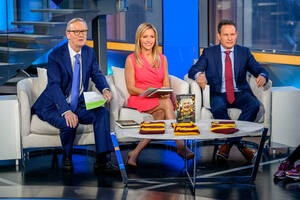 Ainsley Earhardt Porno - Inside Lawrence Jones' meteoric rise to stardom as the fan favorite is  named as new permanent co-host on Fox & Friends | The US Sun