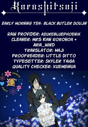 Black Butler Futa Porn - Early Morning Tea â€“ Black Butler dj [Eng] - Gay Manga | HD Porn Comics