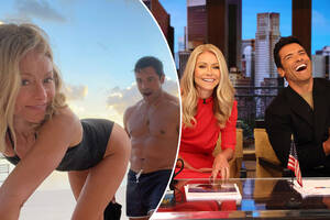 Kelly Ripa Celebrity Cartoon Porn - Kelly Ripa fakes own death to avoid Mark Consuelos sex