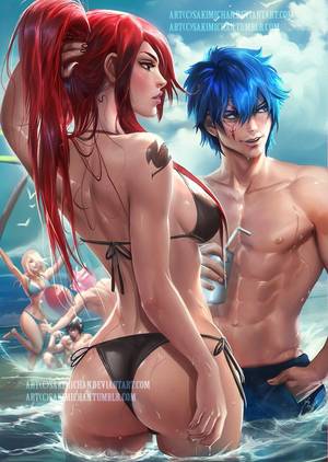 Fairy Tail Kyoko Porn - Lucy Heartfilia, Erza Scarlet, Natsu Dragneel, Gray Fullbuster and Jellal  Fernandes â€“ Sakimichan â€“ Fairy Tail