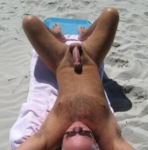 huge erect cock beach ar - Big Dick at Nude Beach - 76 photo