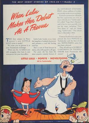 lulu cartoon porn - Famous was never 100% sure what to do with Little Lulu. She was too low-key  a character for wild exaggerated slapstick; she was too earthy for ...