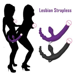 lesbian butt vibrator - Intimateâ„¢Strapon Dildo 3 in 1 Dildo Vibrator for Double Penetration...