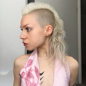 Girls With Mullets Porn - Mohawk mullet | Haircut, headshave and bald fetish blog