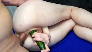 double cucumber sex - How to Stop being VeganPornStar with Cucumber? let him Fuck my Ass with a  Thick Cock - Pornhub.com
