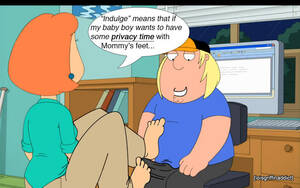 Chris Lois Griffin Hentai Porn - Family Man: Lois Indulges a Family Sole Fetish (with Chris) â€“ Family Guy  Hentai