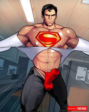 huge erect cock in thongs - Rule34 - If it exists, there is porn of it / clark kent, henry cavill,  kal-el, superman / 6648515