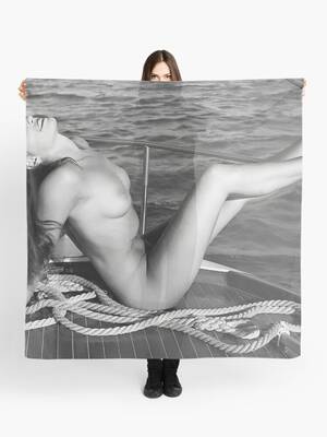 black tiny tot nudist - Bettie Page Nude on The Deck of A Boat c. 1950's - Nude Woman Art\