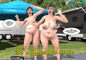 naked mother toons - Big-titted naked mom having fun while - Silver Cartoon - Picture 1