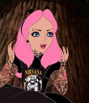 Goth Cartoon Characters Porn - Best Disney Pixar Rebels - The Awesome Side Of Disney In Heavy Metal, Emo,  Punk Rock, Goth Style