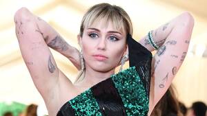 Miley Cyrus Brunette Porn - Miley Cyrus Tattoo Guide: Photos of Her Body Ink, Meanings | Life & Style