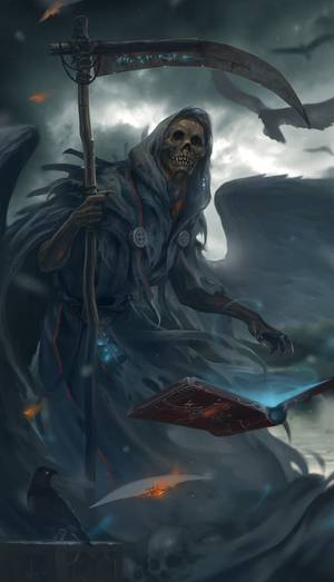 Gothic Art Fantasy Monster Porn - Grim Reaper - fantasy concept by Lee Kent