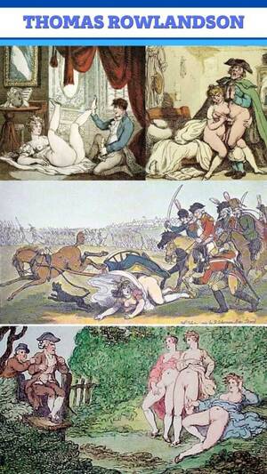 18th Century Porn - Thomas Rowlandson Erotic Draws & Paintings - Century XVIII Pics