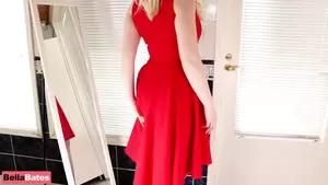 mom dress - MOMMY Try New Red Dress And Son Love It TABOO CREAMPIE 4K | xHamster