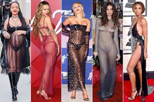 fashion nudes - The Most 'Naked' Celebrity Dresses of All Time: The Sheerest, Sexiest and  Most Revealing