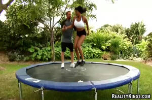 big tits trampoline - Big Tits & Trampoline Action In This Motherfucker : XXXBunker.com Porn Tube
