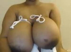 amateur black bbw tits - Amateur Black BBW With Huge Tits On Webcam | xHamster