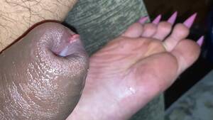 footjob claws - Pumped Cock on Long Red Toenail Claws - Pornhub.com