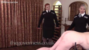 femdom governess caning - Big cane - angry Governess - SpankingTube.com