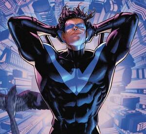 Black Mask Batman Porn - Which Nightwing mask do you prefer? Blue or black? : r/batman