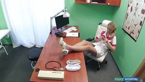 Fake Nurse Porn - Blonde nurse in fake hospital - Pornjam.com